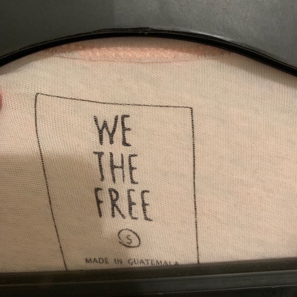 We the free | | pink double lined top | oversized - Picture 3 of 8